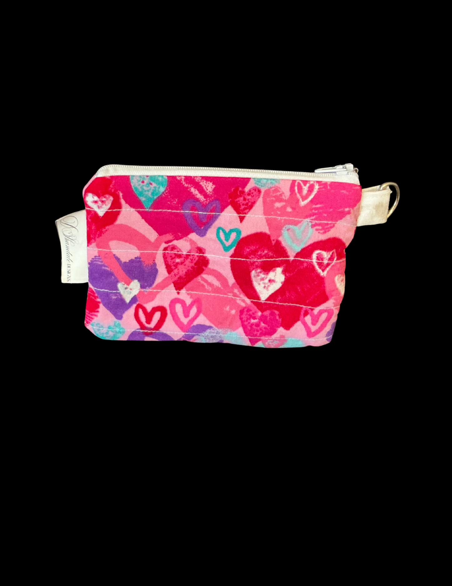 Cora Quilted Keychain Wallet