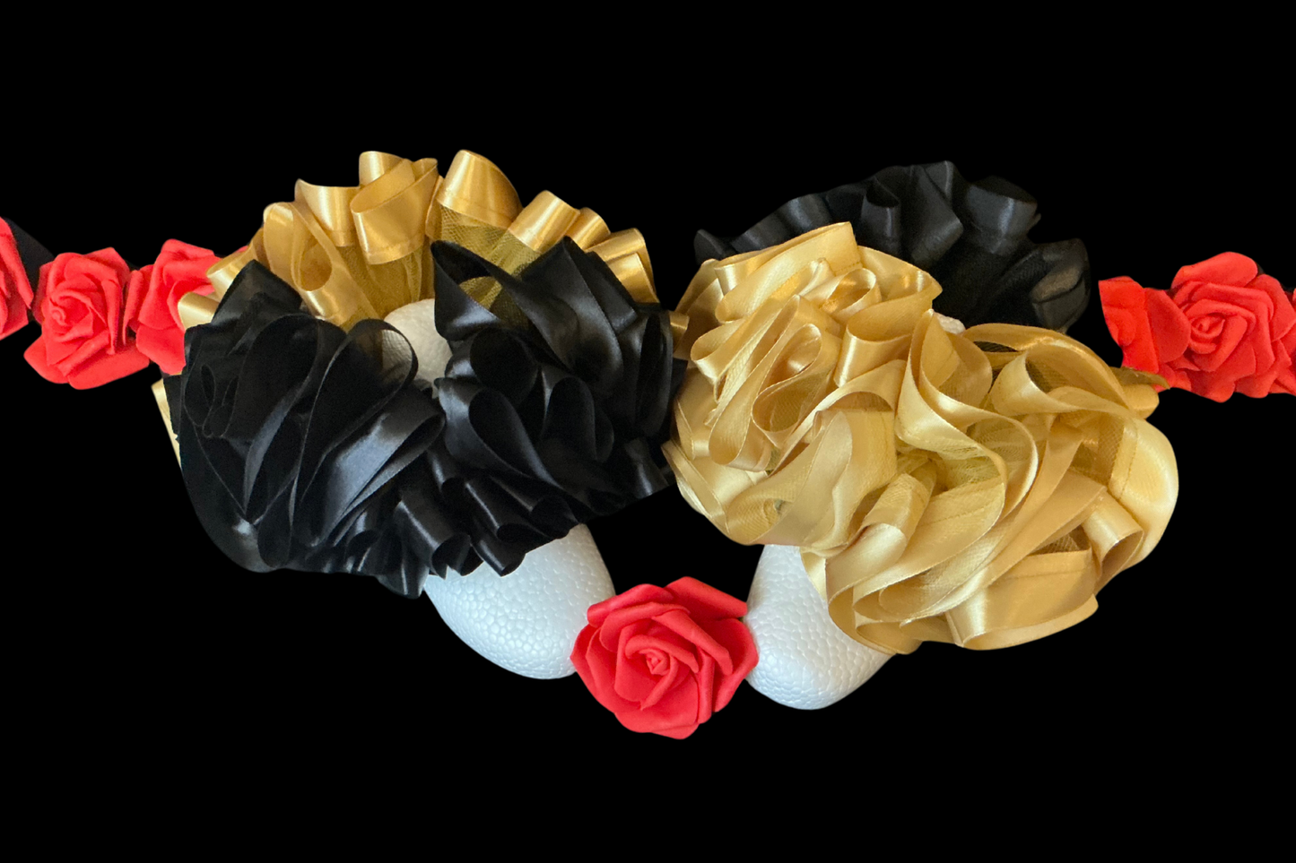 Jessica Style: Black & Gold Sockless Tutu Anklets