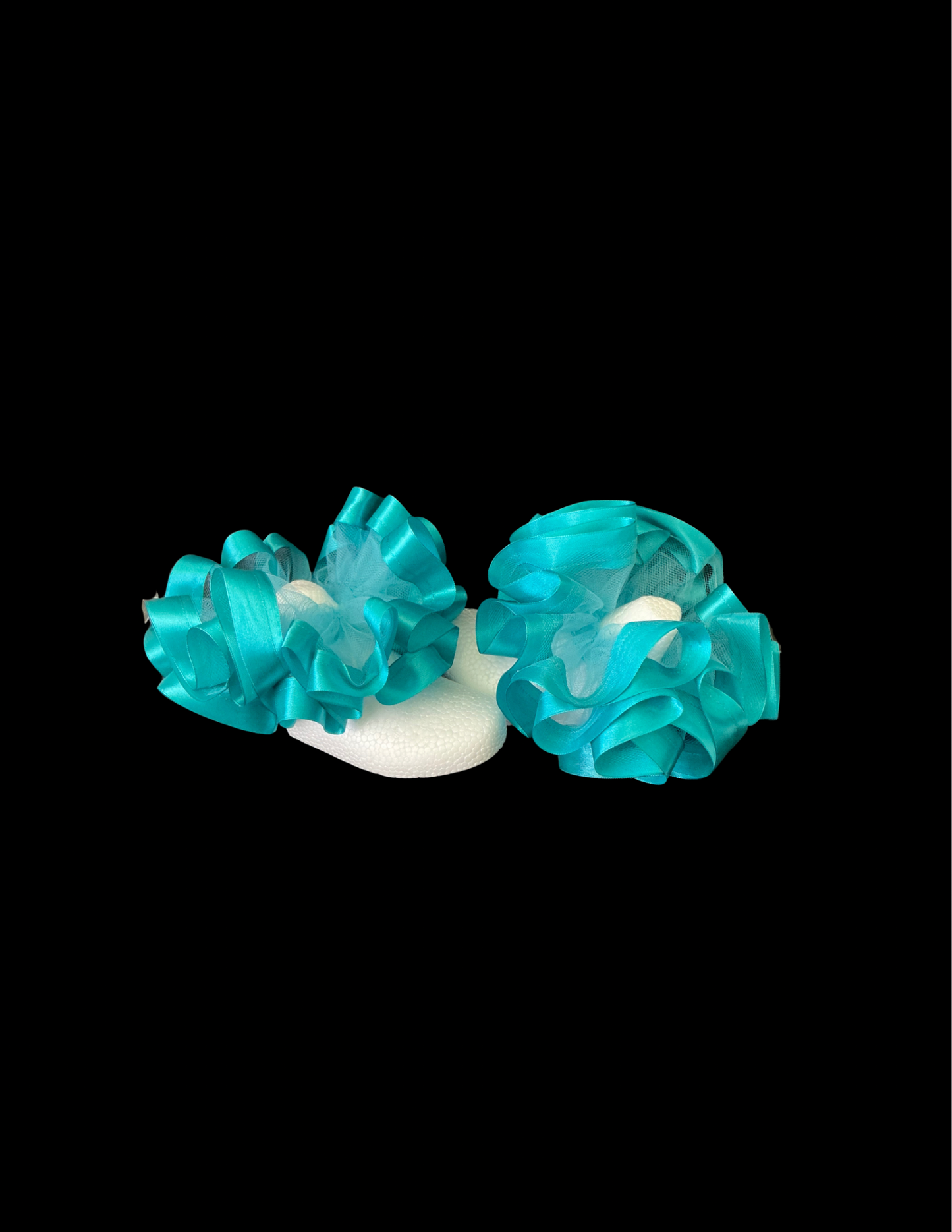 Casey-Turquoise Sockless Tutu Anklets