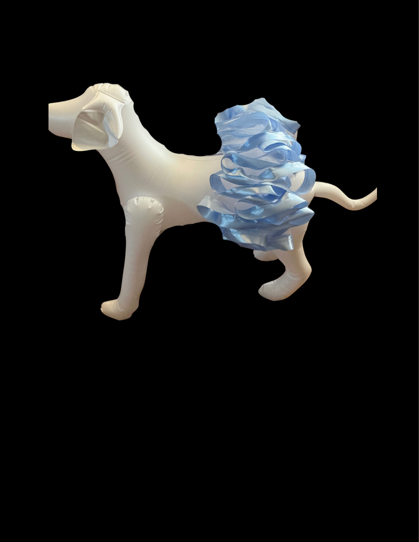 White and Blue Puppy Tutu