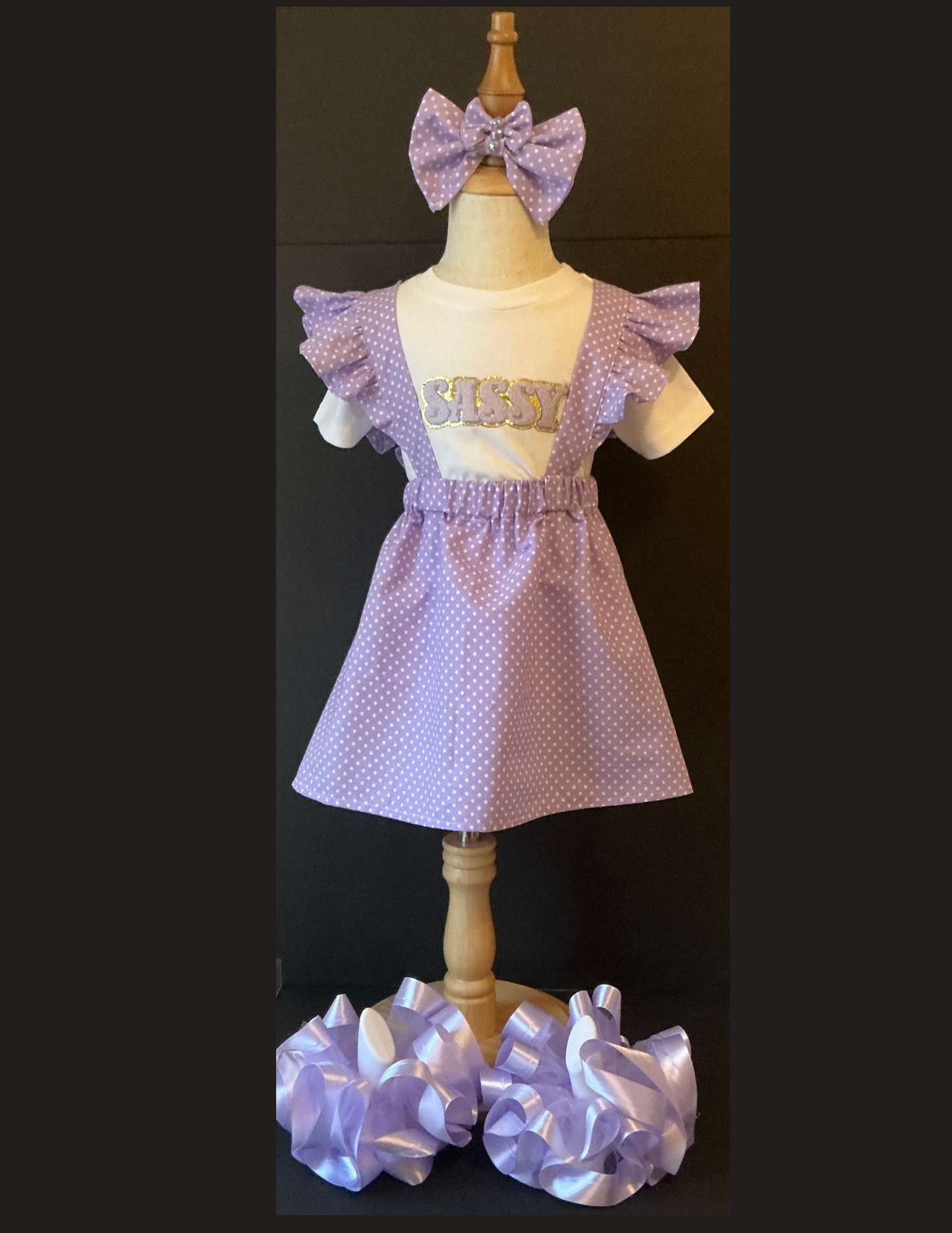 Makaylah Ruffle Suspender Skirt