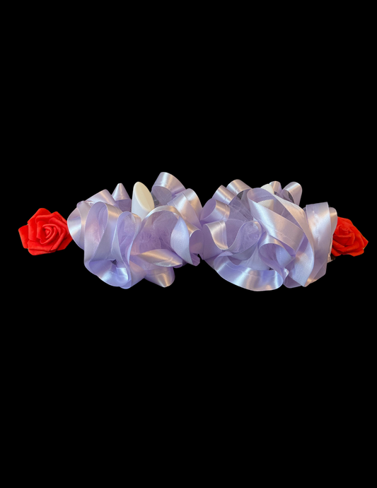 Casey- Lavender Sockless Tutu Anklets