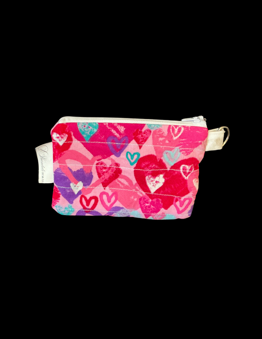 Cora Quilted Keychain Wallet
