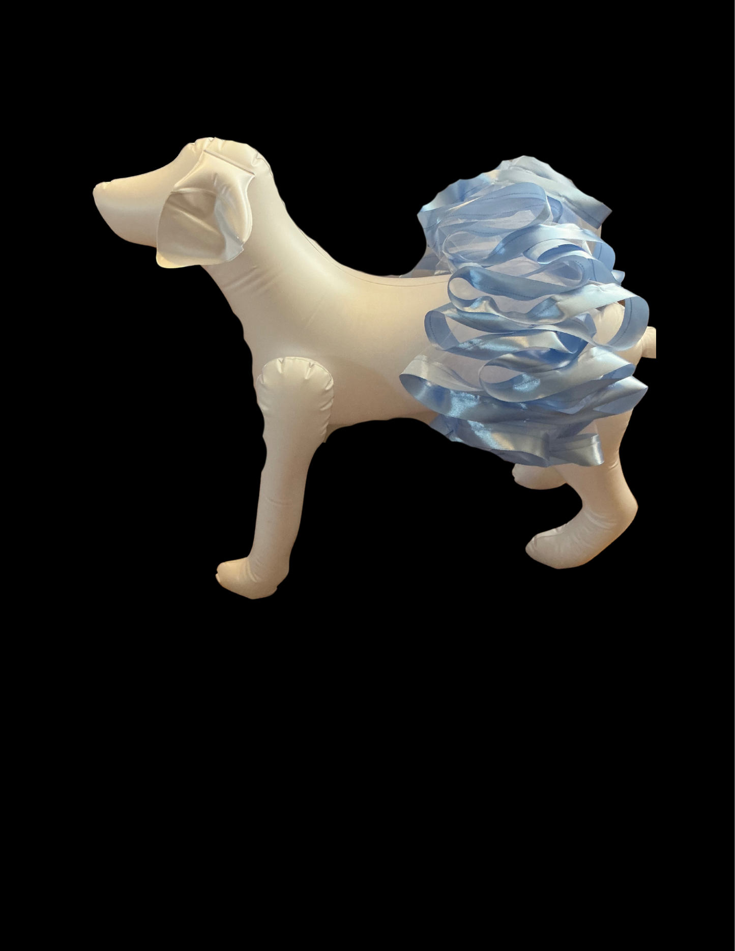White and Blue Puppy Tutu
