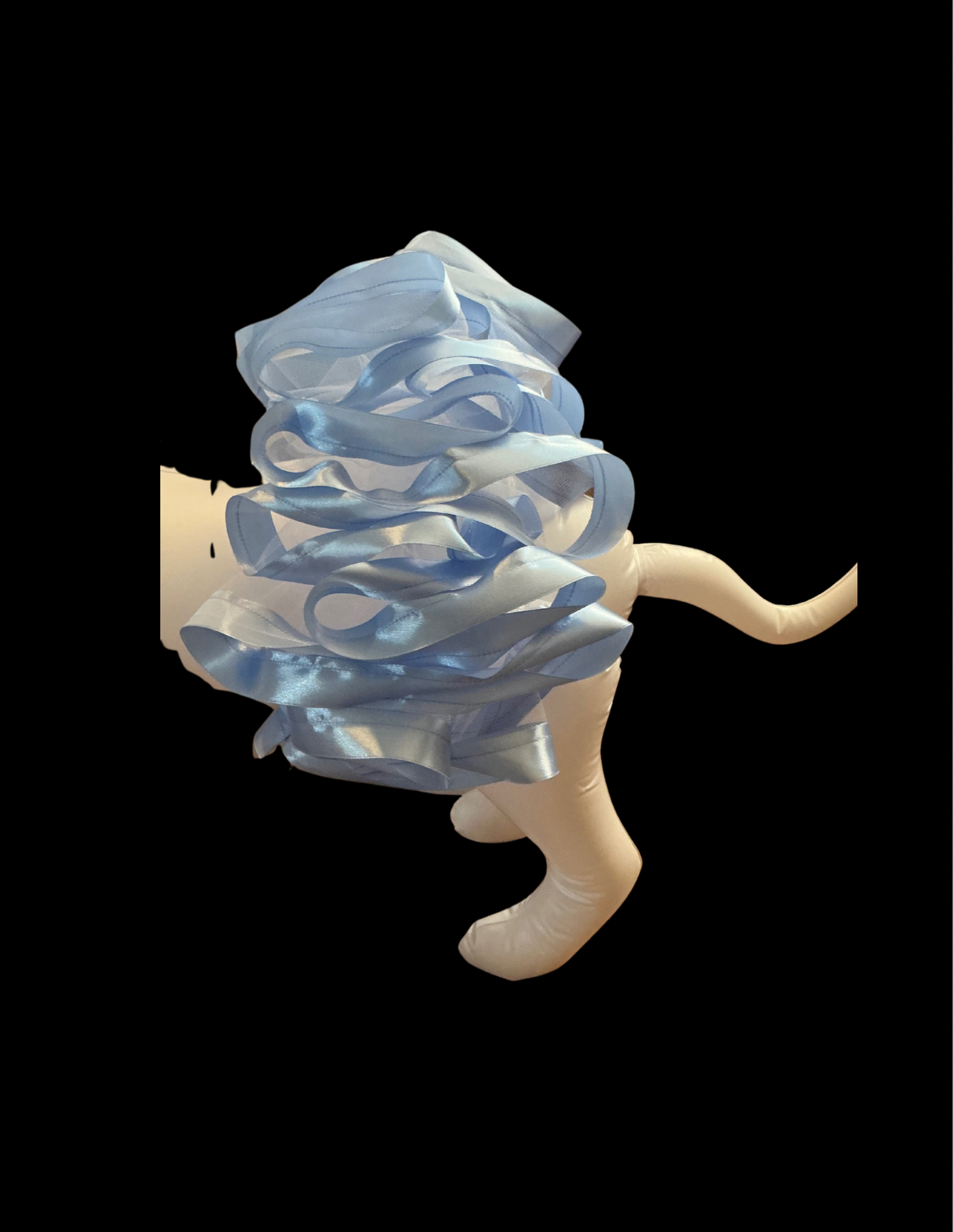 White and Blue Puppy Tutu